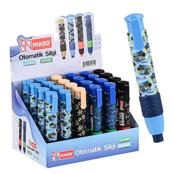 MİKRO OT-303 ERKEK OTOMATİK SİLGİ 24'LÜ *24